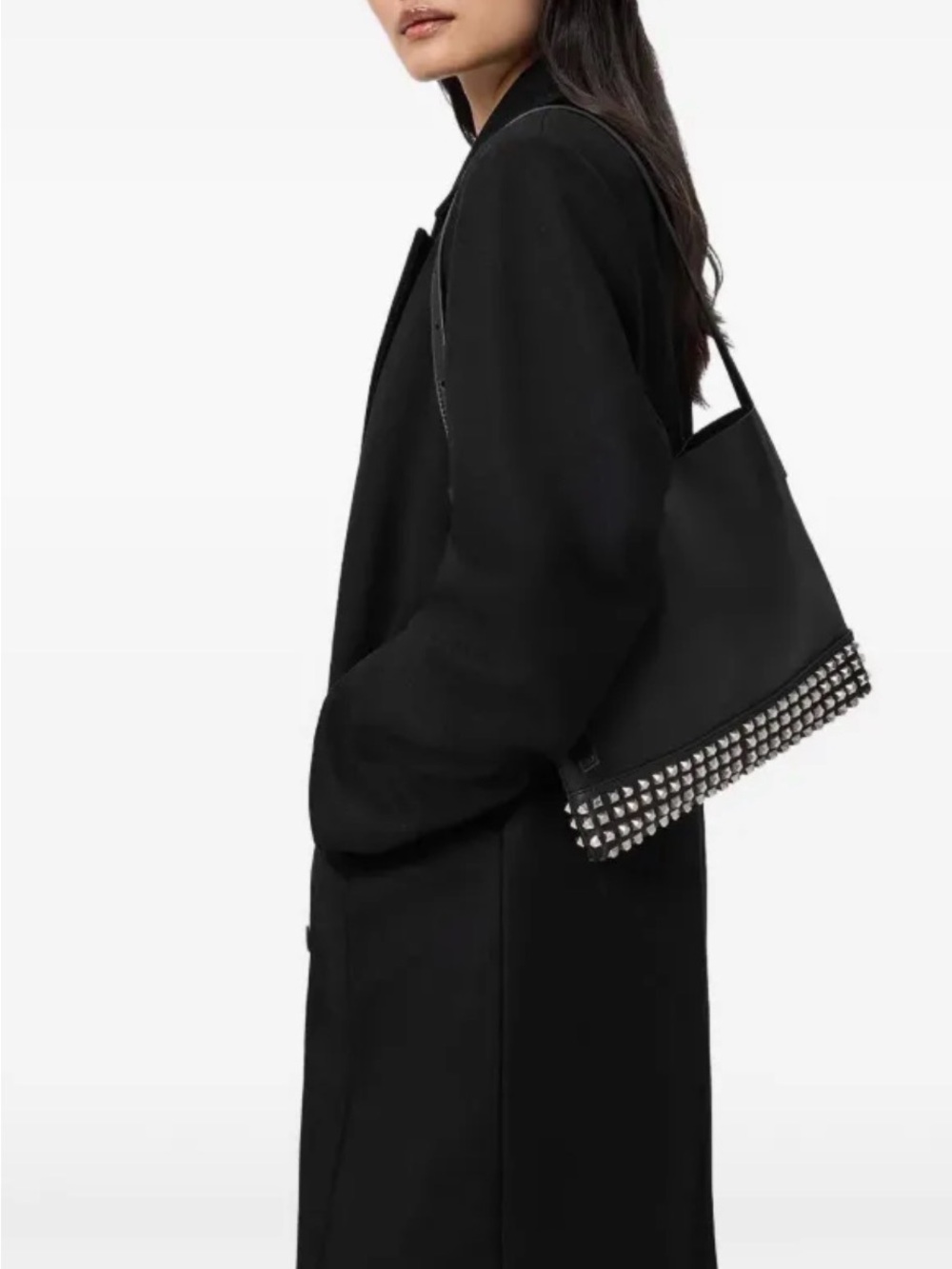 ALLSAINTS ASHA Emb studded bag